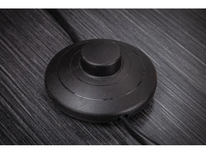 Lampadaire rectangulaire 160cm en tissu de latex plissé blanc