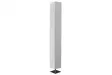 Lampadaire rectangulaire 160cm en tissu de latex plissé blanc