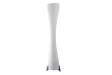 Lampadaire ovale de 180cm en latex plissé blanc