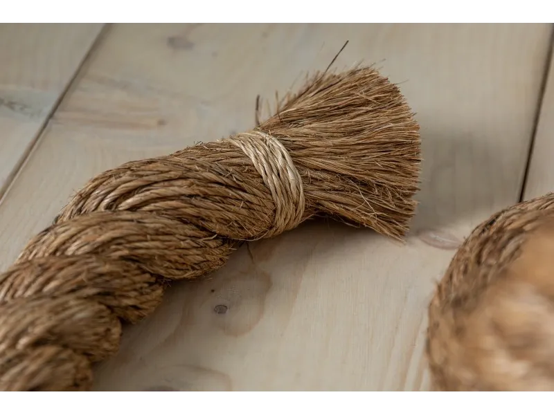 Lampadaire de 160 cm en lin écrue