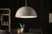Lampe suspendue 50cm de design "GLOW" coloris blanc et argenté
