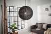 Lampe suspendue 45cm design "COCOON"  coloris noir