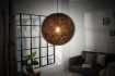 Lampe suspendue 45cm design "COCOON"  coloris noir