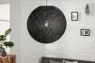 Lampe suspendue 45cm design "COCOON"  coloris noir