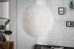 Lampe suspendue 45 cm design "COCOON" coloris blanc