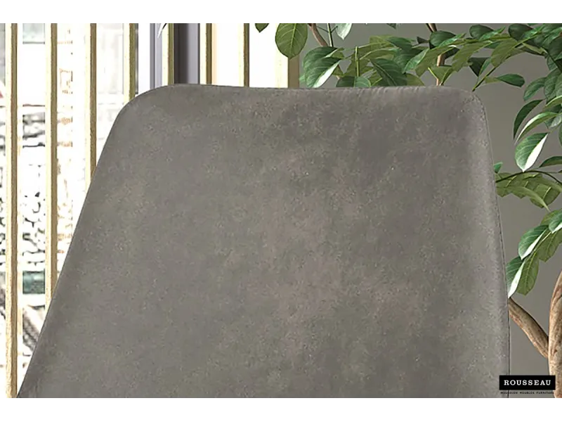 Lot de 2 Chaises de salle à manger design coloris gris