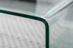 Table basse 110 cm design en verre trempé coloris transparent