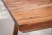 Table à manger design scandinave de 200 cm coloris naturel en bois massif