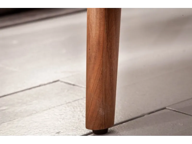 Table à manger design scandinave de 200 cm coloris naturel en bois massif