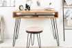 Bureau design de 100cm en bois massif coloris naturel