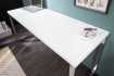 Bureau de 140x60 cm design coloris blanc laqué