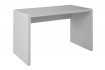 Bureau design 120x75 cm en bois teinté blanc laqué