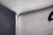 Table de chevet design de 45cm avec 2 tiroirs gris clair