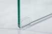Ensemble de 3 tables basses en verre trempé coloris transparent
