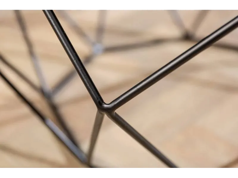 Table basse Diamond 70cm en marbre coloris gris