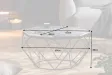 Table basse Diamond 70cm en marbre coloris gris