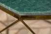 Table basse Diamond 70cm en marbre coloris vert