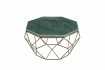 Table basse Diamond 70cm en marbre coloris vert