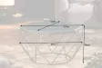 Table basse Diamond 70cm en marbre coloris vert
