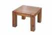 Table basse carrée 60 cm en bois massif