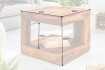 Table basse en bois massif de 45cm coloris naturel