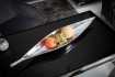 Bol de fruits design en aluminium 60x15cm coloris argent