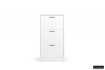 Meuble rangement chaussures, 3 compartiments, coloris blanc