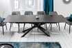 Table à manger extensible 180-220-260cm céramique aspect graphite