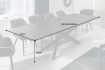 Table à manger extensible 180-220-260cm céramique aspect graphite