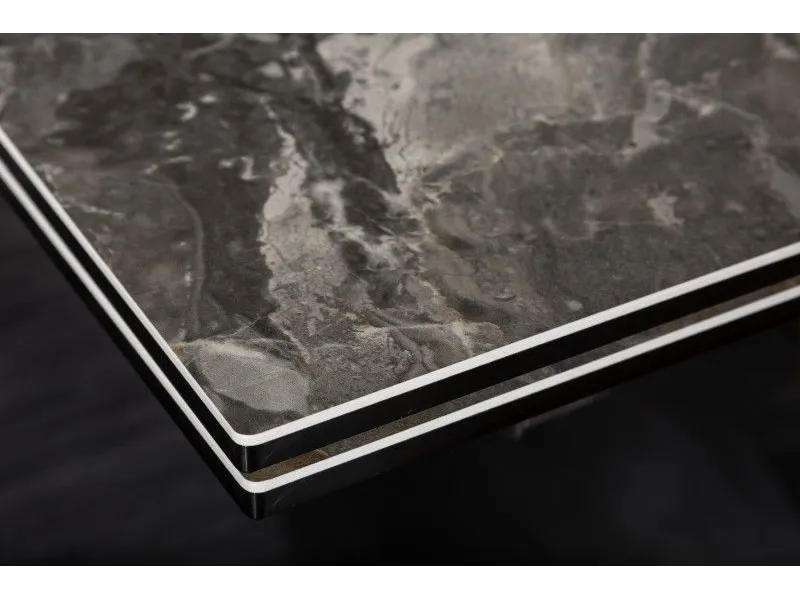 Table à manger extensible 180-220-260cm céramique aspect marbre