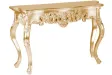 Meuble console 110 cm design classique coloris doré