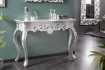 Meuble console 110 cm design classique coloris argent