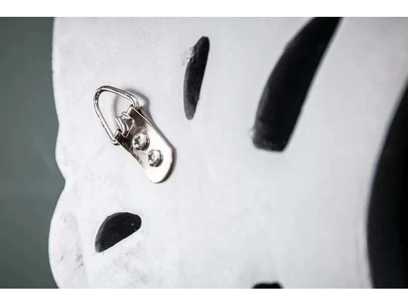 Miroir mural style baroque teinté argent 75cm