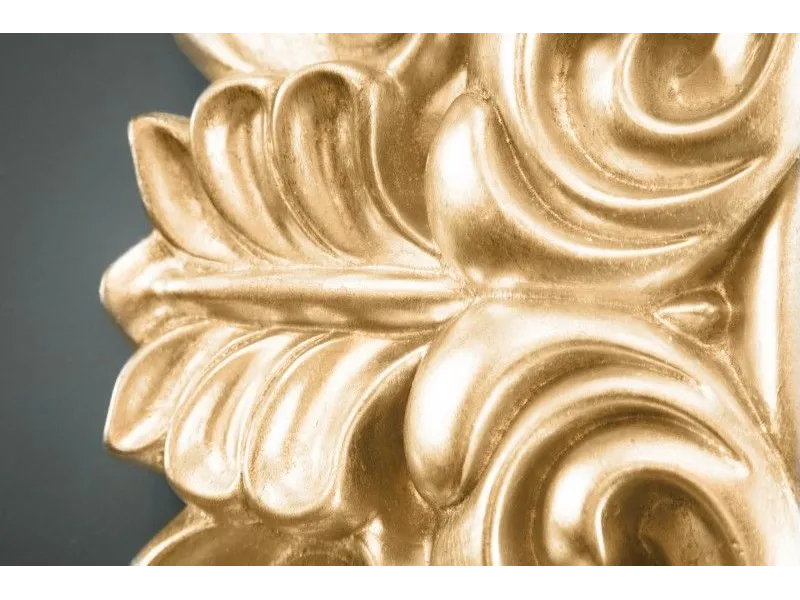 Miroir mural style baroque en polyrésine doré 180cm