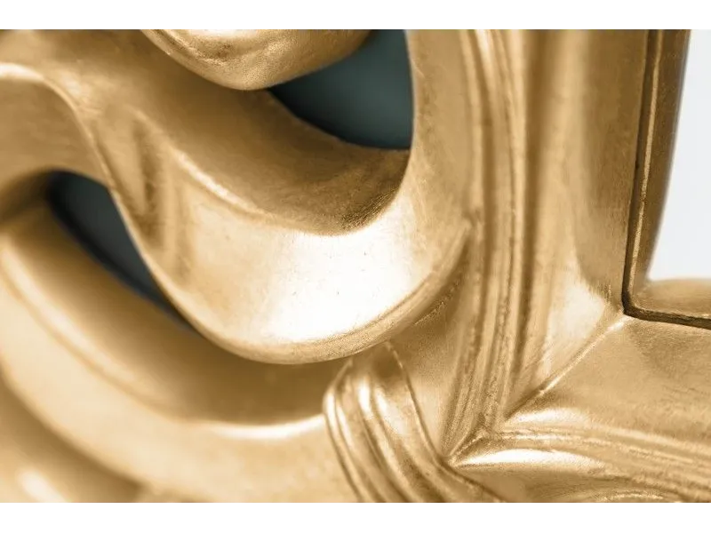 Miroir mural style baroque en polyrésine doré 180cm