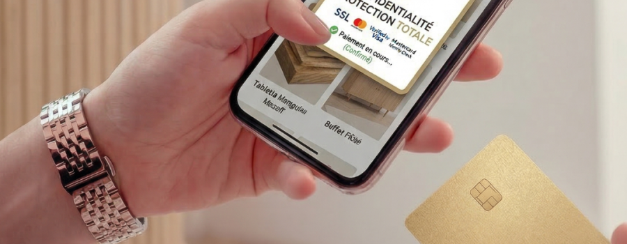 PAIEMENT 100% SÉCURISÉ : Votre sérénité est notre priorité.